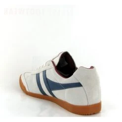 Gola Sneakers Harrier Suede Cma192 Blanc -Magasin De Chaussures E272301 3