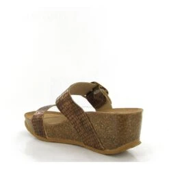 K Daques Mules Culip Croco Marron -Magasin De Chaussures E277402 3