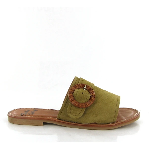 Studio Scarpe Mules 77540 Kaki 2 Studio Scarpe Mules 77540 Kaki – Image 2